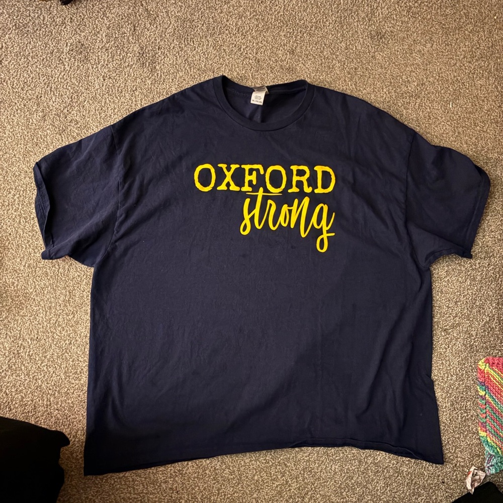 Oxford Strong Navy T-Shirt Plus Size 3X Unisex NWOT